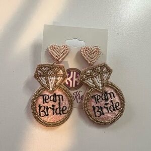 ‘Team Bride' Earrings